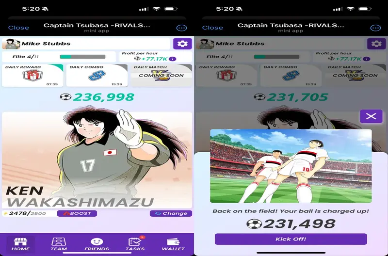 juegos de cripto Captain Tsubasa: Rivals